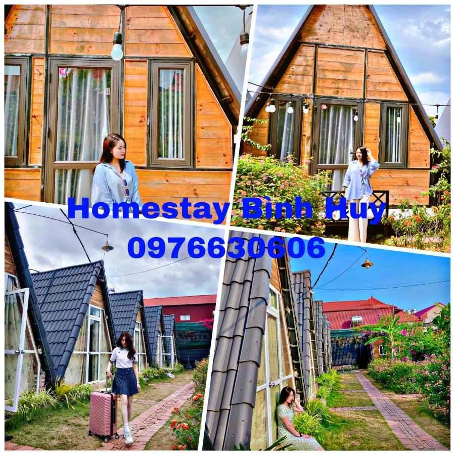 Bugalow Binh Huy Homestay Moc Chau Exteriör bild