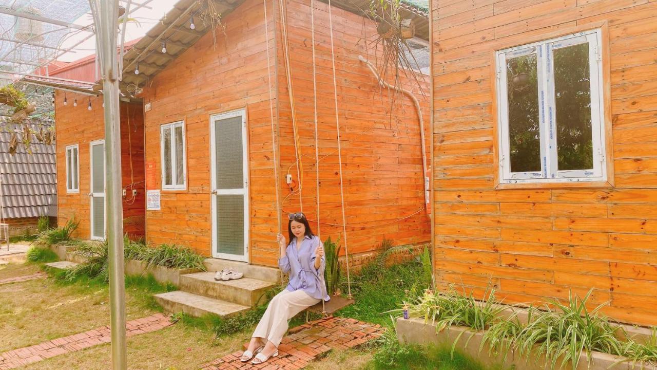 Bugalow Binh Huy Homestay Moc Chau Exteriör bild