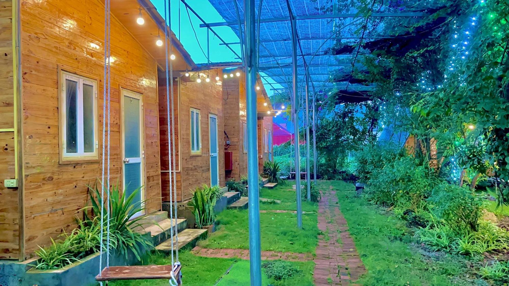 Bugalow Binh Huy Homestay Moc Chau Exteriör bild