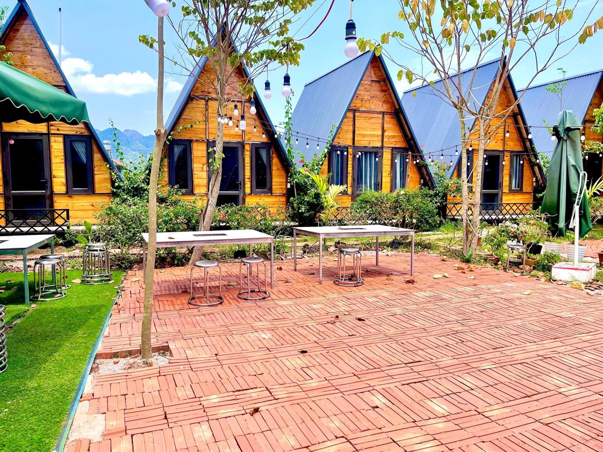 Bugalow Binh Huy Homestay Moc Chau Exteriör bild